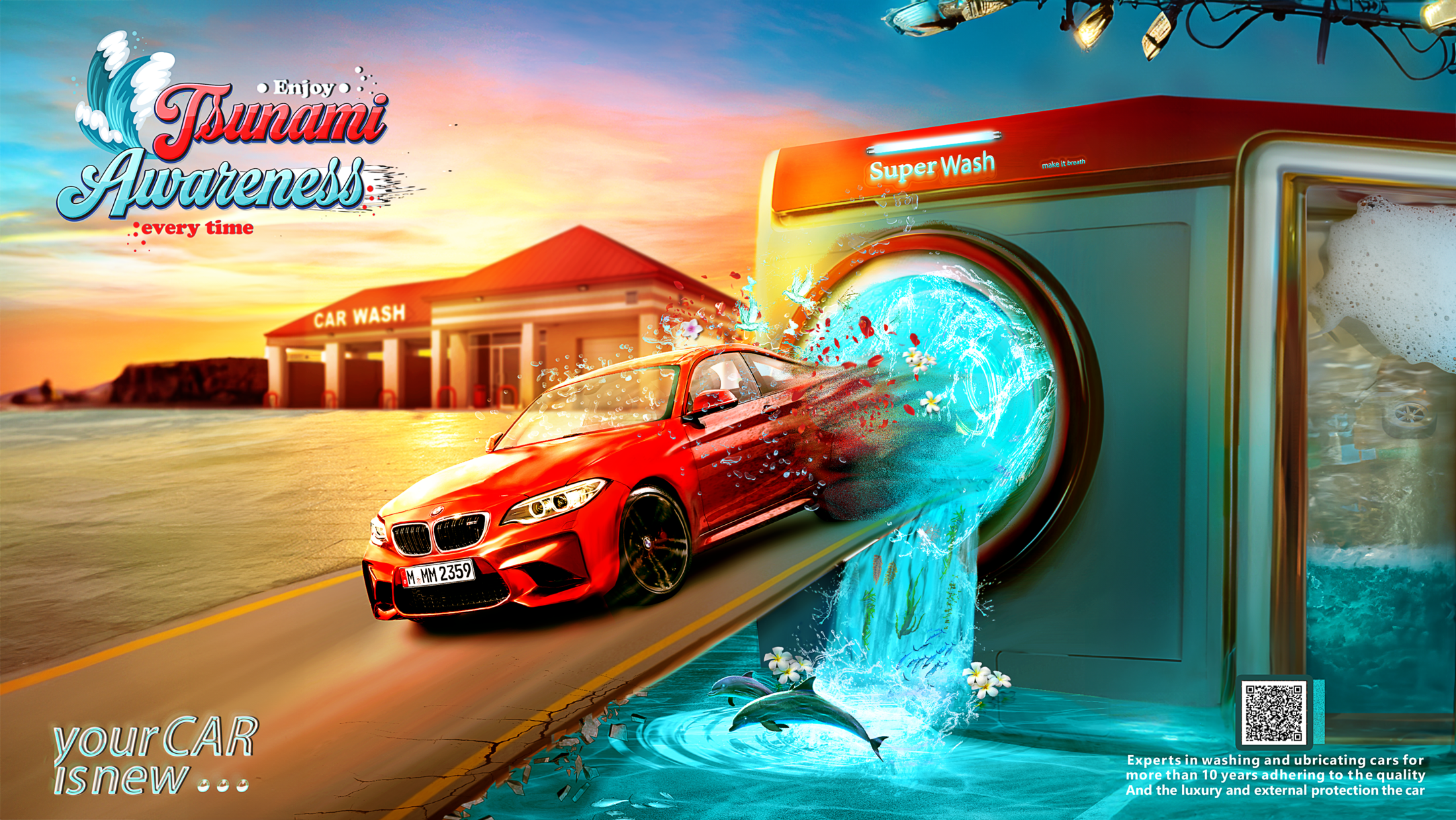 The Waterway: Magical car wash • Ads of the World™ | Part of The Clio  Network