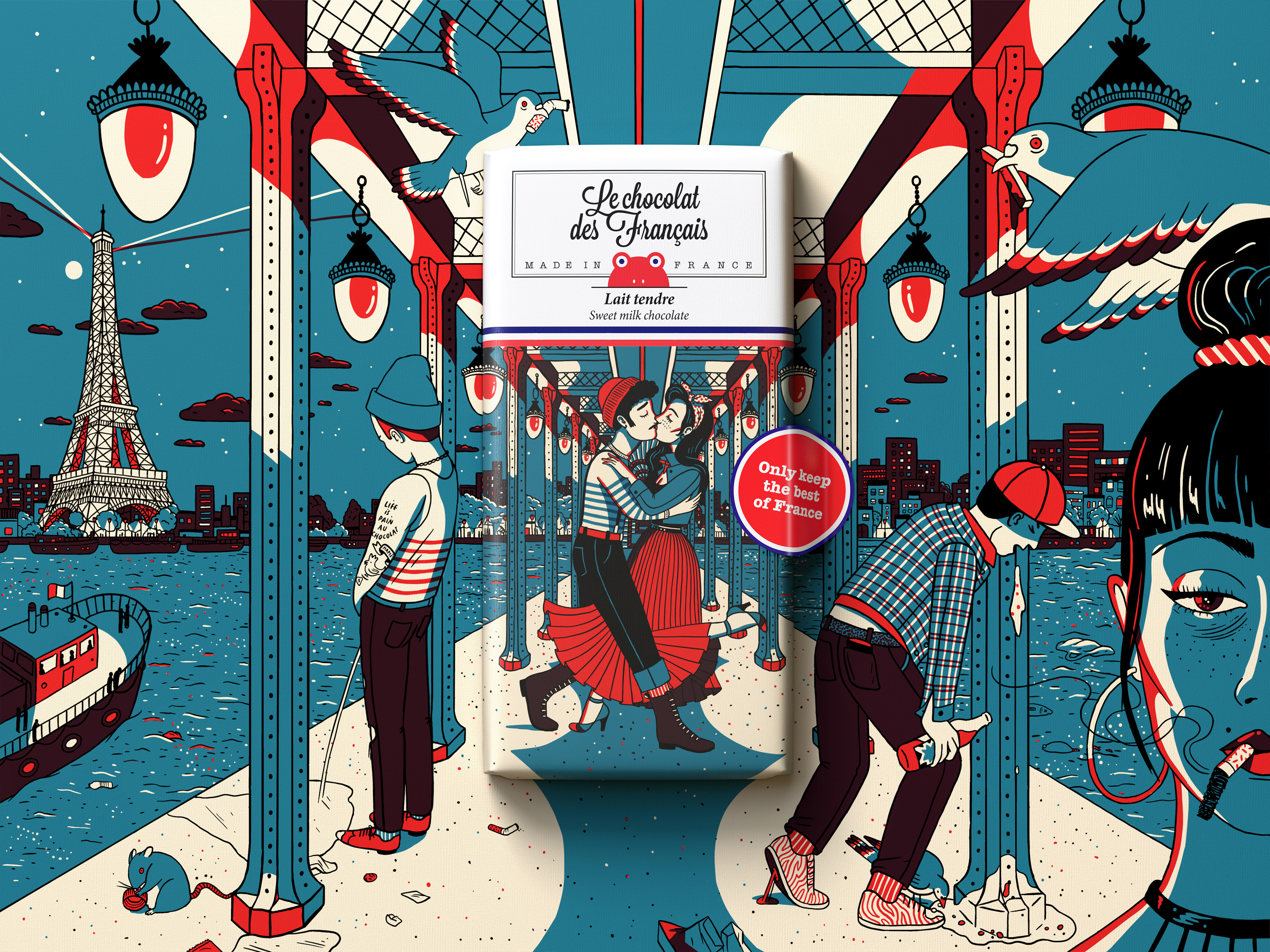 Le Chocolat des Français - Only keep the best of France campaign